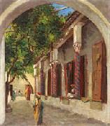 Arabische Gasse . Johann Georg Grimm